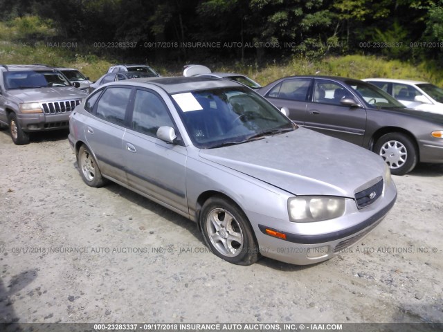 KMHDN55D42U042660 - 2002 HYUNDAI ELANTRA GLS/GT SILVER photo 1