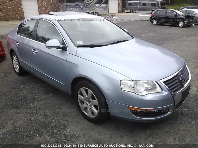 WVWAK93C86P037371 - 2006 VOLKSWAGEN PASSAT 2.0T/2.0T VALUE Light Blue photo 1