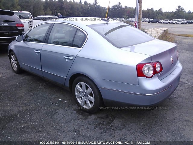 WVWAK93C86P037371 - 2006 VOLKSWAGEN PASSAT 2.0T/2.0T VALUE Light Blue photo 3