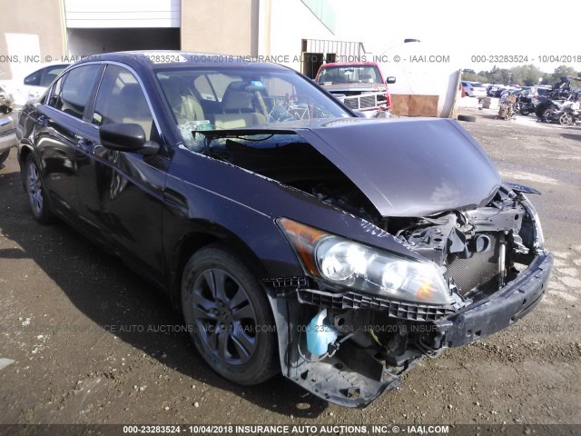 1HGCP2F47BA042355 - 2011 HONDA ACCORD LXP BLACK photo 1