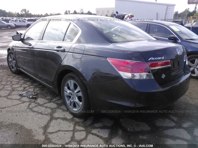 1HGCP2F47BA042355 - 2011 HONDA ACCORD LXP BLACK photo 3