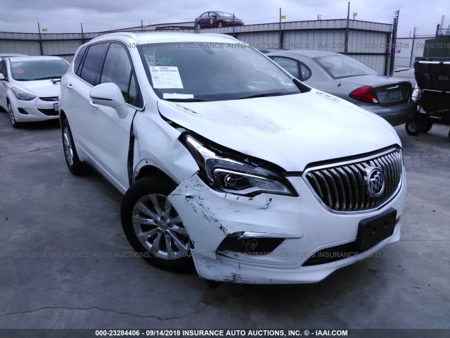 LRBFXBSA4HD004448 - 2017 BUICK ENVISION ESSENCE WHITE photo 1