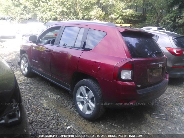 1C4NJCBA4GD665321 - 2016 JEEP COMPASS SPORT RED photo 3