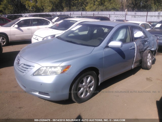 4T1BE46K39U872488 - 2009 TOYOTA CAMRY SE/LE/XLE Light Blue photo 2