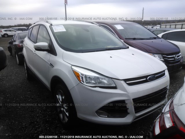 1FMCU0J94FUB05474 - 2015 FORD ESCAPE TITANIUM WHITE photo 1