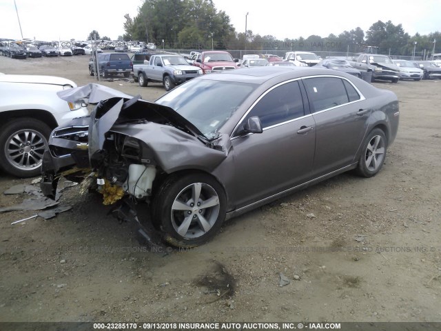1G1ZC5E1XBF239755 - 2011 CHEVROLET MALIBU 1LT ნაცრისფერი ფოტო 2