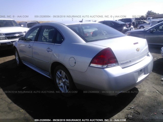 2G1WB5E39F1164597 - 2015 CHEVROLET IMPALA LIMITED LT SILVER photo 3