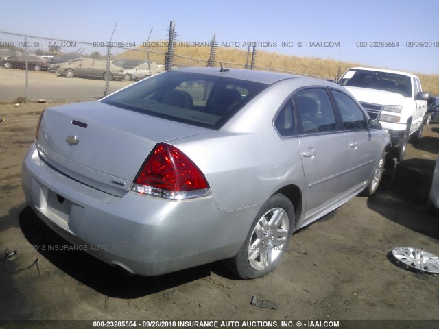 2G1WB5E39F1164597 - 2015 CHEVROLET IMPALA LIMITED LT SILVER photo 4