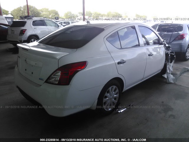 3N1CN7AP5GL848474 - 2016 NISSAN VERSA S/S PLUS/SV/SL WHITE photo 4