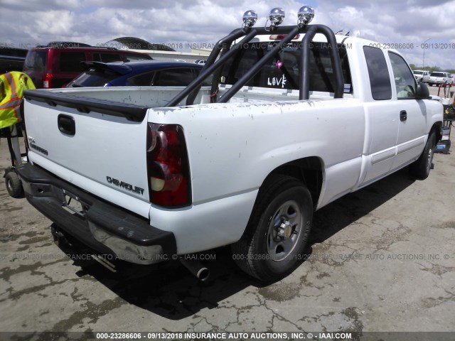 2GCEC19T731408293 - 2003 CHEVROLET SILVERADO C1500 WHITE photo 4