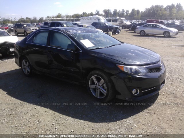 4T1BF1FK5EU328757 - 2014 TOYOTA CAMRY L/SE/LE/XLE Tünd mavi foto 1