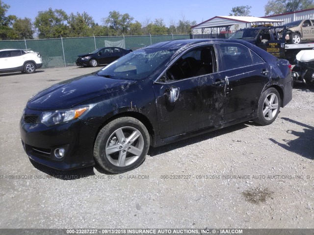 4T1BF1FK5EU328757 - 2014 TOYOTA CAMRY L/SE/LE/XLE Tünd mavi foto 2