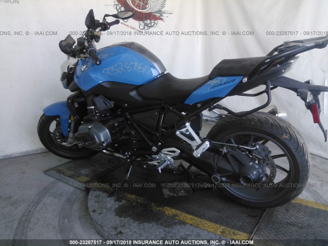 WB10A140XFZ196902 - 2015 BMW R1200 R BLUE photo 3