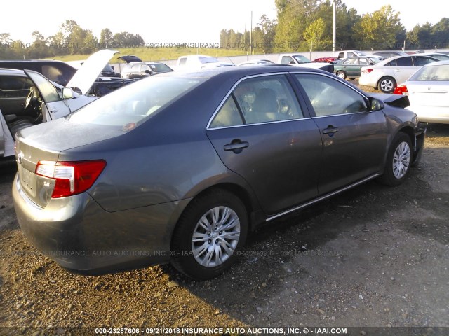 4T1BF1FK1CU051182 - 2012 TOYOTA CAMRY SE/LE/XLE GRAY photo 4