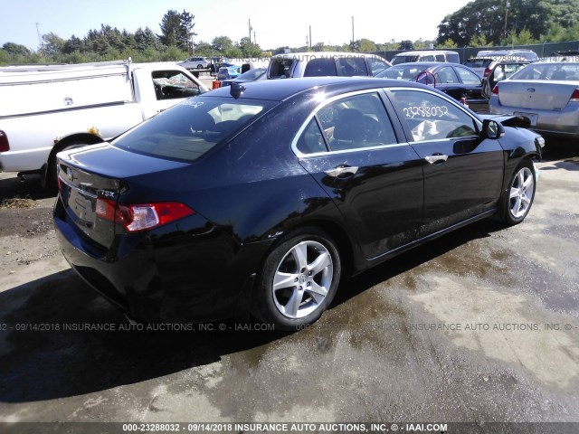 JH4CU2F6XEC004277 - 2014 ACURA TSX TECH BLACK photo 4
