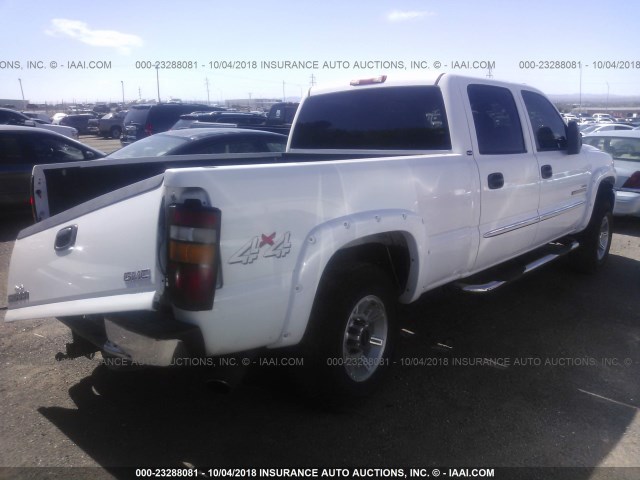 1GTHK23295F948164 - 2005 GMC SIERRA K2500 HEAVY DUTY WHITE photo 4