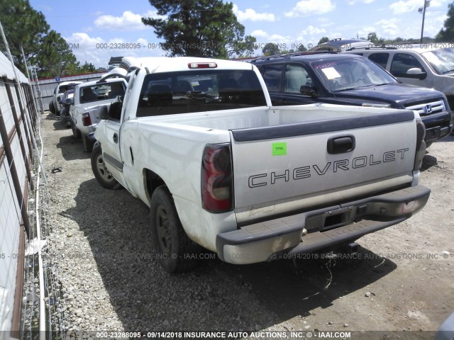 1GCEC14V04Z158901 - 2004 CHEVROLET SILVERADO C1500 WHITE photo 3