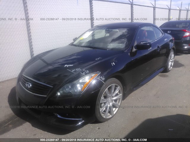 JN1CV6FE5BM950258 - 2011 INFINITI G37 SPORT BLACK photo 2