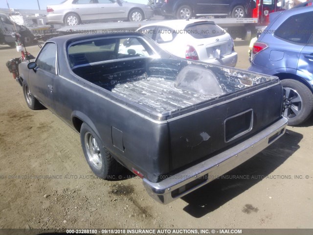 1W80L8Z449849 - 1978 CHEVROLET EL CAMINO BLACK photo 3