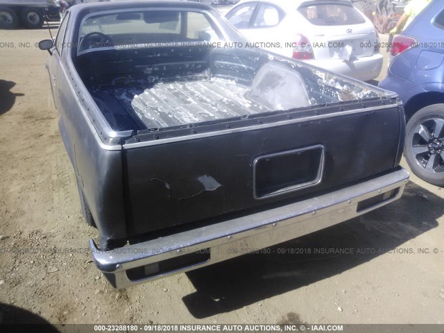 1W80L8Z449849 - 1978 CHEVROLET EL CAMINO BLACK photo 6