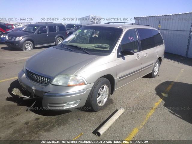 2FMDA52423BA66186 - 2003 FORD WINDSTAR SE GOLD photo 2