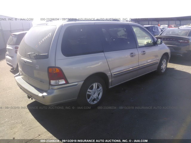 2FMDA52423BA66186 - 2003 FORD WINDSTAR SE GOLD photo 4