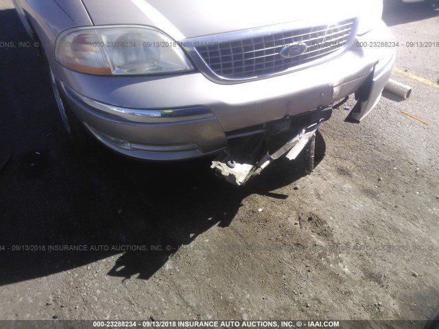 2FMDA52423BA66186 - 2003 FORD WINDSTAR SE GOLD photo 6