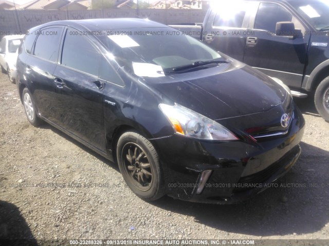 JTDZN3EU2E3337023 - 2014 TOYOTA PRIUS V BLACK photo 1