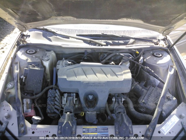 2G2WP552161168048 - 2006 PONTIAC GRAND PRIX GOLD photo 10