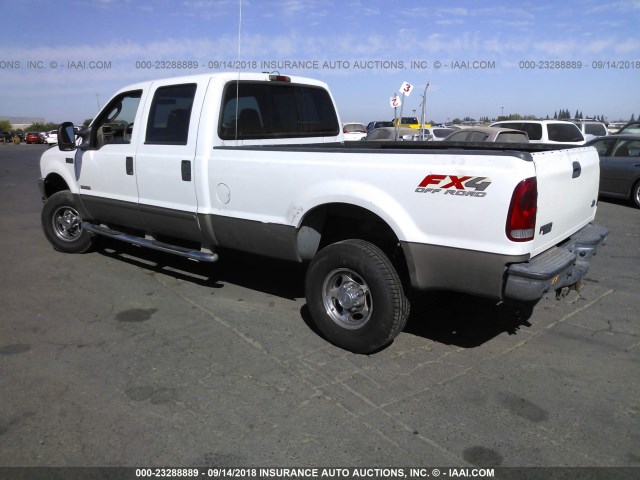 1FTSW31P43EC30166 - 2003 FORD F350 SRW SUPER DUTY WHITE photo 3