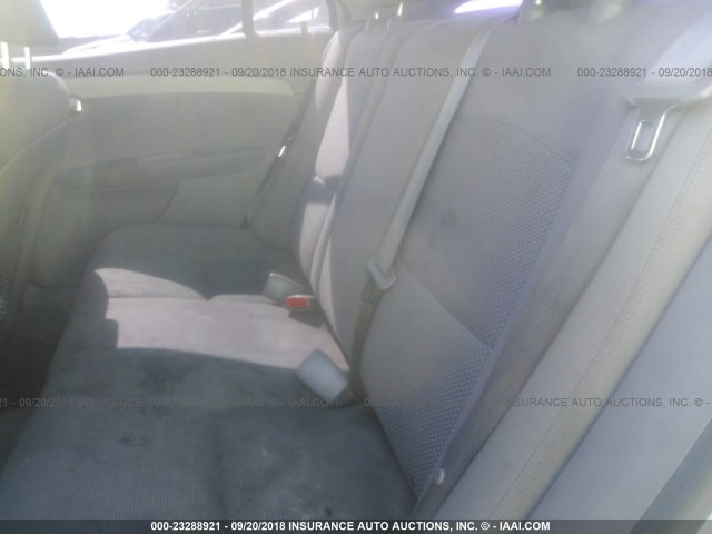 1G1ZC5EU3CF393574 - 2012 CHEVROLET MALIBU 1LT SILVER photo 8