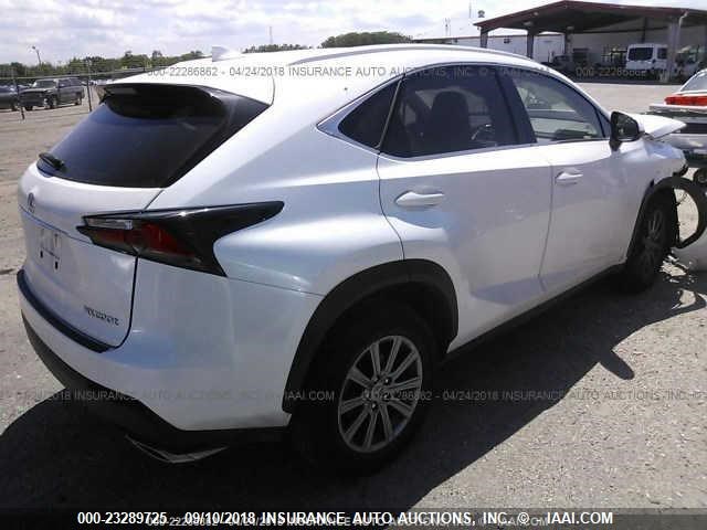 JTJYARBZ5F2004166 - 2015 LEXUS NX 200T WHITE photo 4