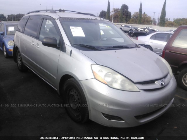 5TDZK23C77S020739 - 2007 TOYOTA SIENNA CE/LE SILVER photo 1