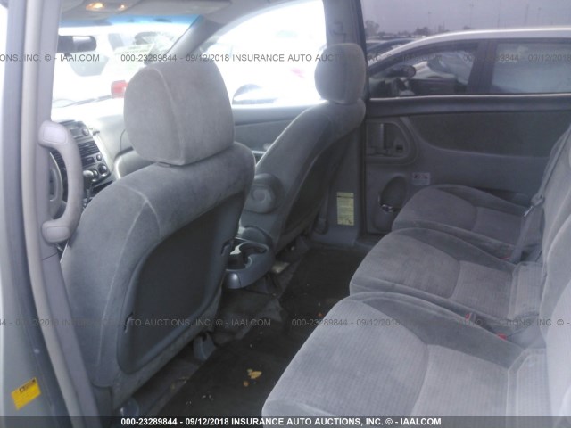 5TDZK23C77S020739 - 2007 TOYOTA SIENNA CE/LE SILVER photo 8