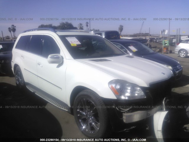 4JGBF7BEXAA545865 - 2010 MERCEDES-BENZ GL 450 4MATIC WHITE photo 1