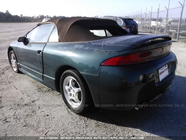 4A3AX35G6WE046156 - 1998 MITSUBISHI ECLIPSE SPYDER GS GREEN photo 3