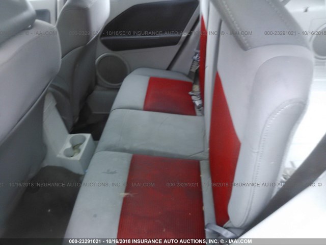 1B3HB48B87D104931 - 2007 DODGE CALIBER SXT RED photo 8