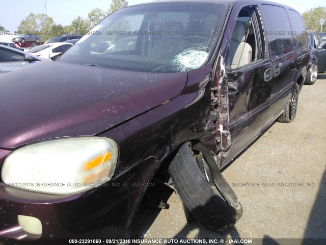 1GNDV23L96D172380 - 2006 CHEVROLET UPLANDER LS PURPLE photo 6