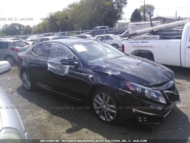 5XXGR4A67FG455546 - 2015 KIA OPTIMA SX BLACK photo 1