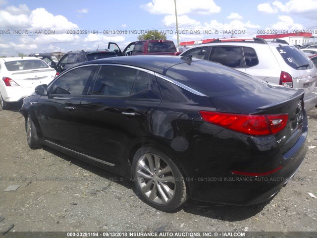 5XXGR4A67FG455546 - 2015 KIA OPTIMA SX BLACK photo 3