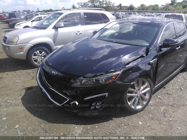 5XXGR4A67FG455546 - 2015 KIA OPTIMA SX BLACK photo 6