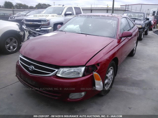 2T1CF22P1XC149356 - 1999 TOYOTA CAMRY SOLARA SE/SLE Qırmızı foto 2