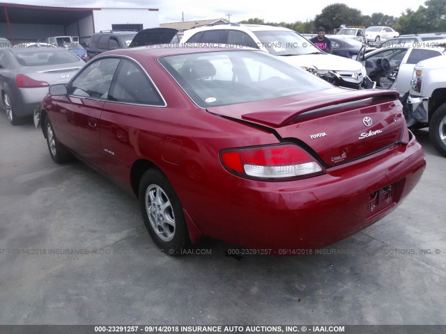 2T1CF22P1XC149356 - 1999 TOYOTA CAMRY SOLARA SE/SLE Qırmızı foto 3