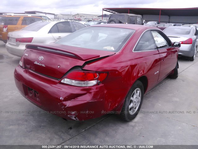 2T1CF22P1XC149356 - 1999 TOYOTA CAMRY SOLARA SE/SLE Qırmızı foto 4