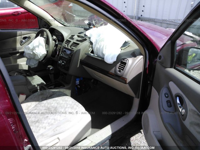 1G1ZT52825F279768 - 2005 CHEVROLET MALIBU LS 红色 照片 5