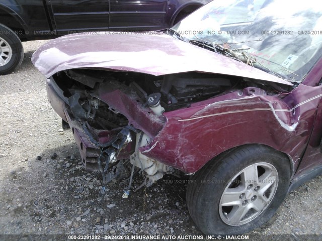 1G1ZT52825F279768 - 2005 CHEVROLET MALIBU LS 红色 照片 6