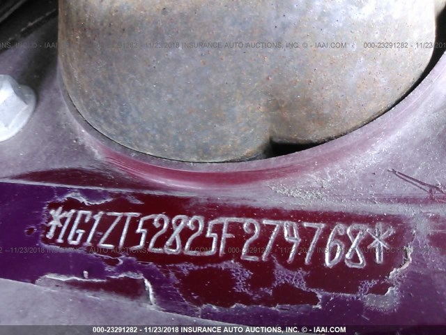 1G1ZT52825F279768 - 2005 CHEVROLET MALIBU LS 红色 照片 9