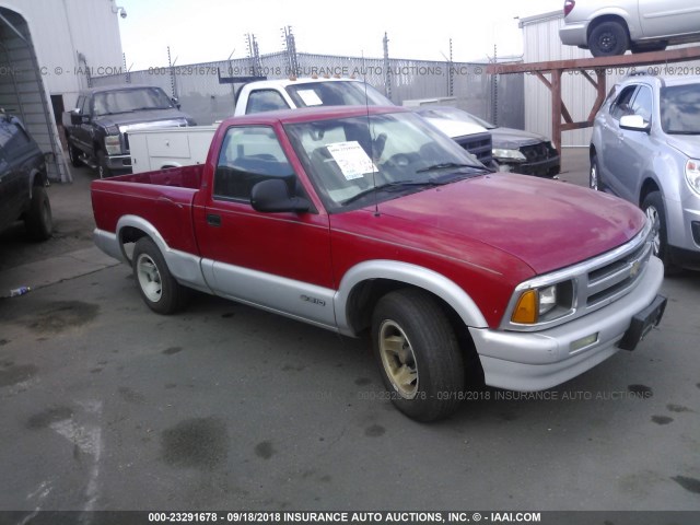 1GCCS1441S8252922 - 1995 CHEVROLET S TRUCK S10 RED photo 1