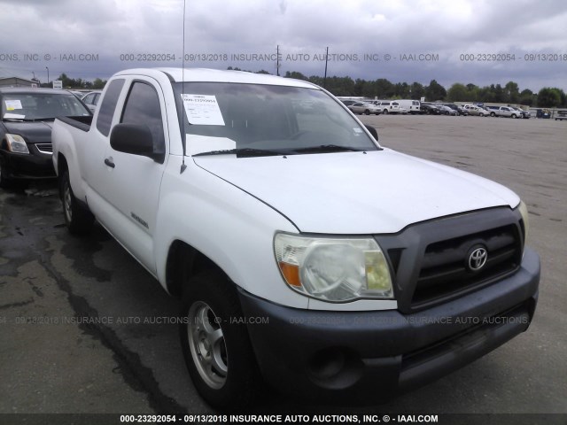 5TETX22N36Z183805 - 2006 TOYOTA TACOMA ACCESS CAB თეთრი ფოტო 1