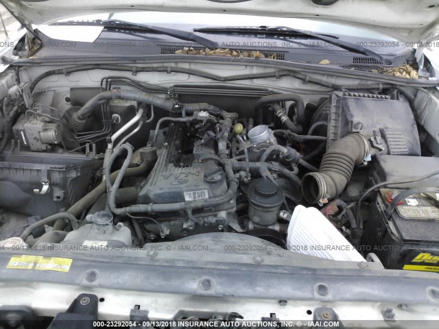 5TETX22N36Z183805 - 2006 TOYOTA TACOMA ACCESS CAB თეთრი ფოტო 10